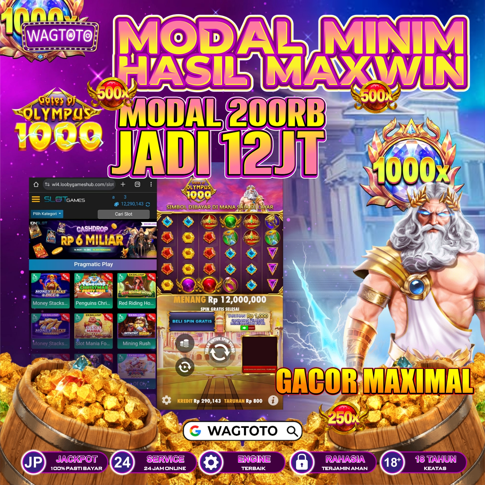 Wagtoto : Link Login Resmi Pragmatic Play Terbaru Mudah Menang Besar!
